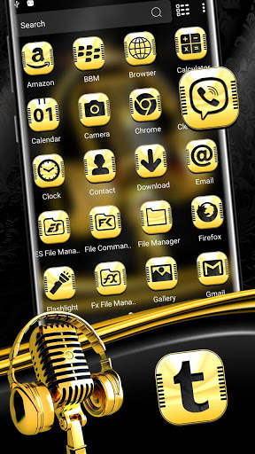 Gilt Music Launcher Theme screenshot 2