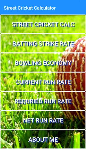 Street Cricket Calculator screenshot 1
