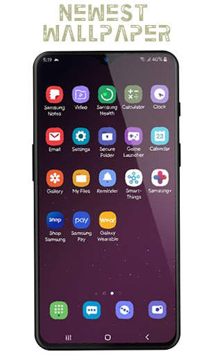 M20 theme, Galaxy M30 launcher screenshot 1