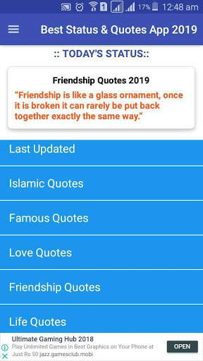 Best Status & Quotes App 2019 Daily update screenshot 2