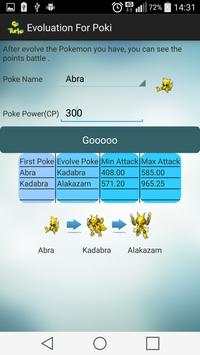 Evolve CP For Pokemon screenshot 1