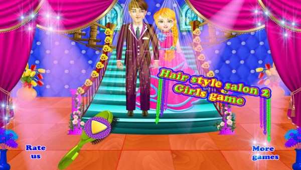 Hair Style Salon 2 - Girls Games screenshot 1