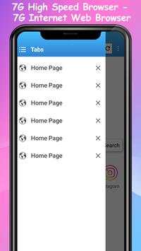 7G High Speed Browser - 7G Internet Web Browser screenshot 2