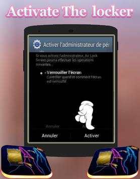 Wave Air Lock Gold Screen lock / Unlock screenshot 2
