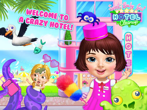 Sweet Baby Girl Hotel Cleanup - Crazy Cleaning Fun screenshot 9