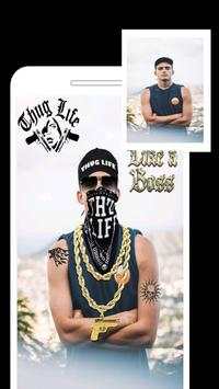 Thug Photo Editor screenshot 1