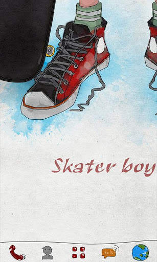 Skater boy GO Launcher Theme screenshot 1