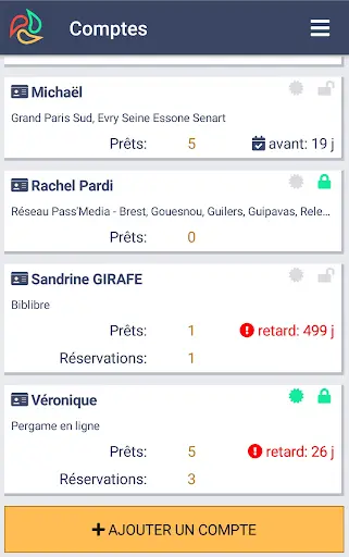 MyBibApp screenshot 1