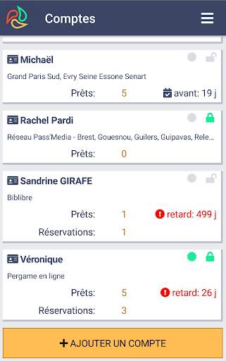 MyBibApp screenshot 1