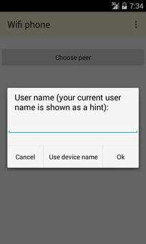Wifi phone screenshot 2