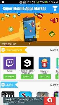 Super Mobile Apps Market screenshot 2