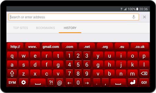 Red Keyboard 5 تصوير الشاشة