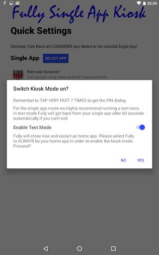 Fully Single App Kiosk screenshot 9
