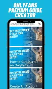 Onlyfans Premium 💋 Guide Creator Content 💋 screenshot 4