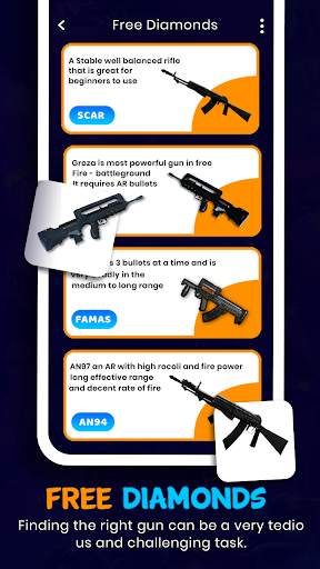 Win Free Diamonds Fire : Free Diamonds for Free screenshot 2