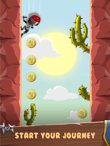 Ninja Skidoshi - Wall Jumping Hero screenshot 10