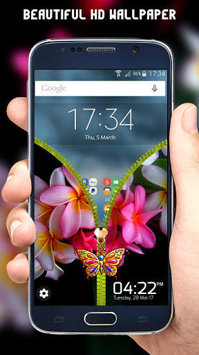 Flowers Zipper Lock Screen screenshot 6