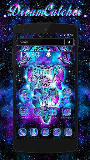 Dark Galaxy Dream Catcher Theme screenshot 2