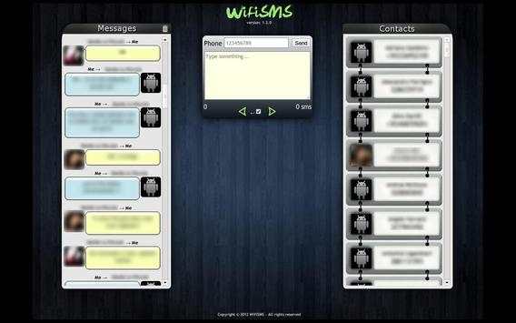 Wifi SMS screenshot 2