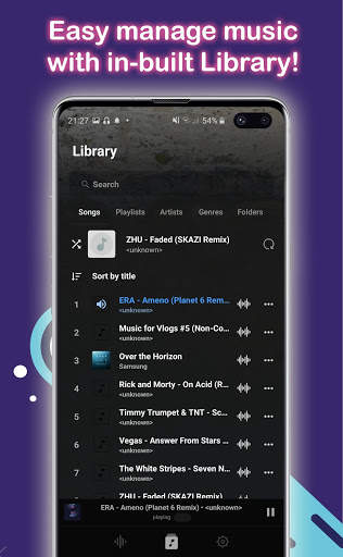 Galaxy Music Player screenshot 3