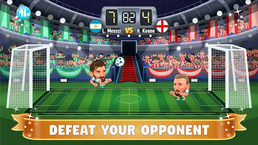 Big Head Soccer screenshot 1
