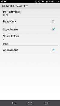 WiFi File Transfer FTP screenshot 3