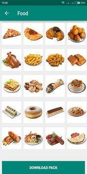 Super Food Pack Photo Sticker for Whatsapp Chat screenshot 8