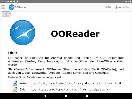 OOReader screenshot 9
