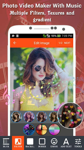 Photo Video Maker With Music & Video Editor screenshot 1