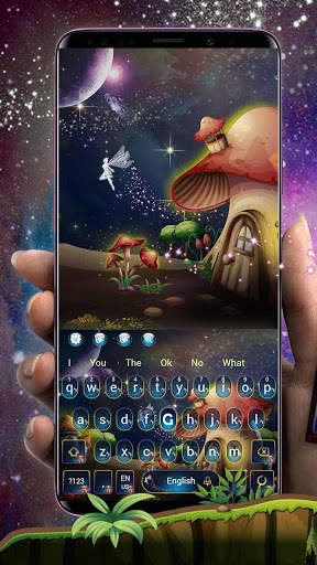 Fairy Magical Mashroom Keyboard 1 تصوير الشاشة