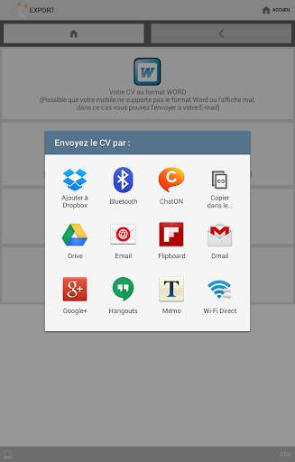 CV Word gratuit by 1cv1-mobile screenshot 7