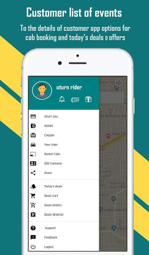 UTURN - Cab Booking & Online Shopping (Deals) screenshot 7