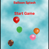 Colorful balloon shooting game icon
