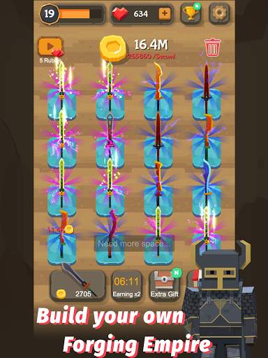 รวมดาบ - ผู้ชำนาญการช่างตีเหล็ก Idle screenshot 14