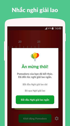 Pomodoro Timer Lite screenshot 3
