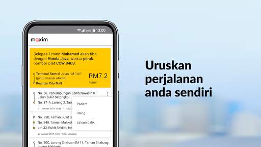 maxim — pengangkutan, delivery screenshot 3