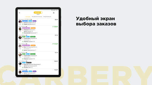 CARBERY — Заказ такси Доставка. Вы назначаете цену screenshot 15