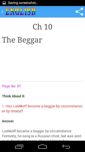 Class 9 English Solutions screenshot 4