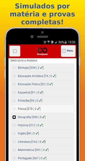 Prepara Simulado Enem 2022 screenshot 5