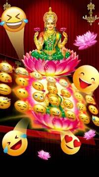 Live Goddess Laxmi Keyboard Theme screenshot 3