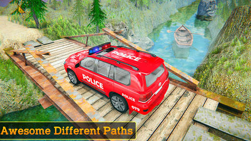 Offroad Police Jeep 4x4 Driving & Racing Simulator screenshot 9