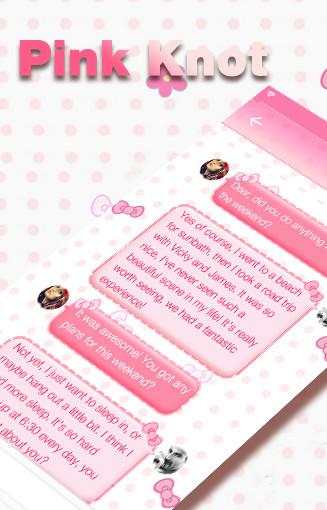 Pink Knot Emoji Keyboard Theme स्क्रीनशॉट 6