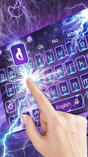 Electric Screen Keyboard Theme screenshot 2