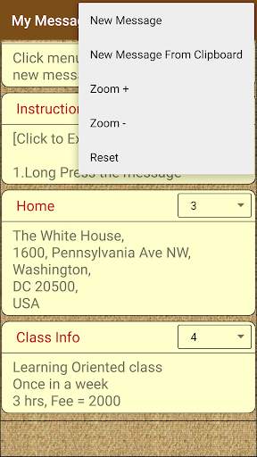 Text Message Organiser screenshot 2