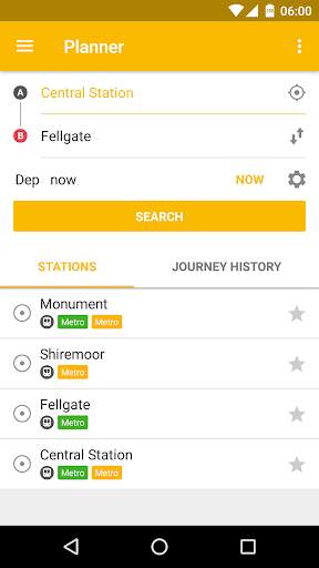 Tyne and Wear Metro App screenshot 2
