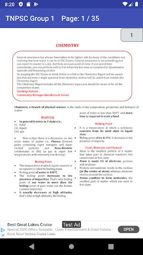 TNPSC Exam Group One Study Material 8 تصوير الشاشة