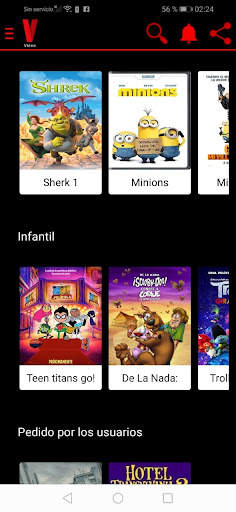 V Video APP screenshot 3