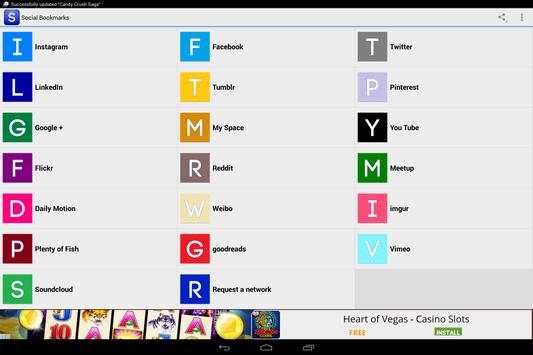 Social Bookmarks screenshot 5