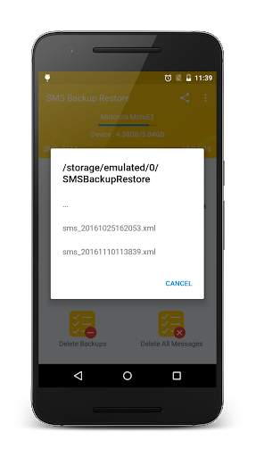 SMS Backup Restore screenshot 5