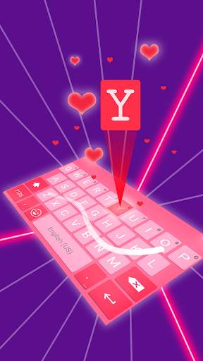 Cute & Pink Keyboard Theme screenshot 2